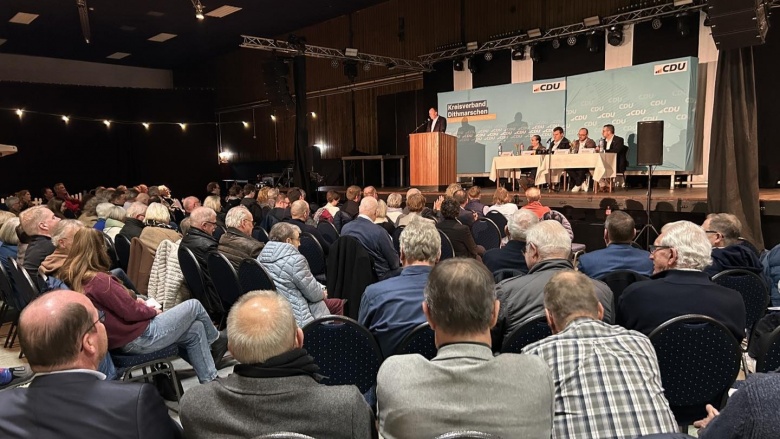 Wahlkreismitgliederversammlung in der Eiderlandhalle