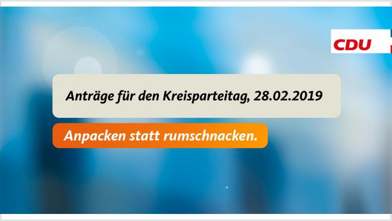 Anträge Kreisparteitag